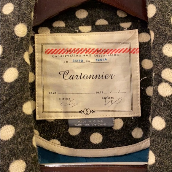 Anthropologie Cartonnier polka dot blazer - Picture 3 of 4